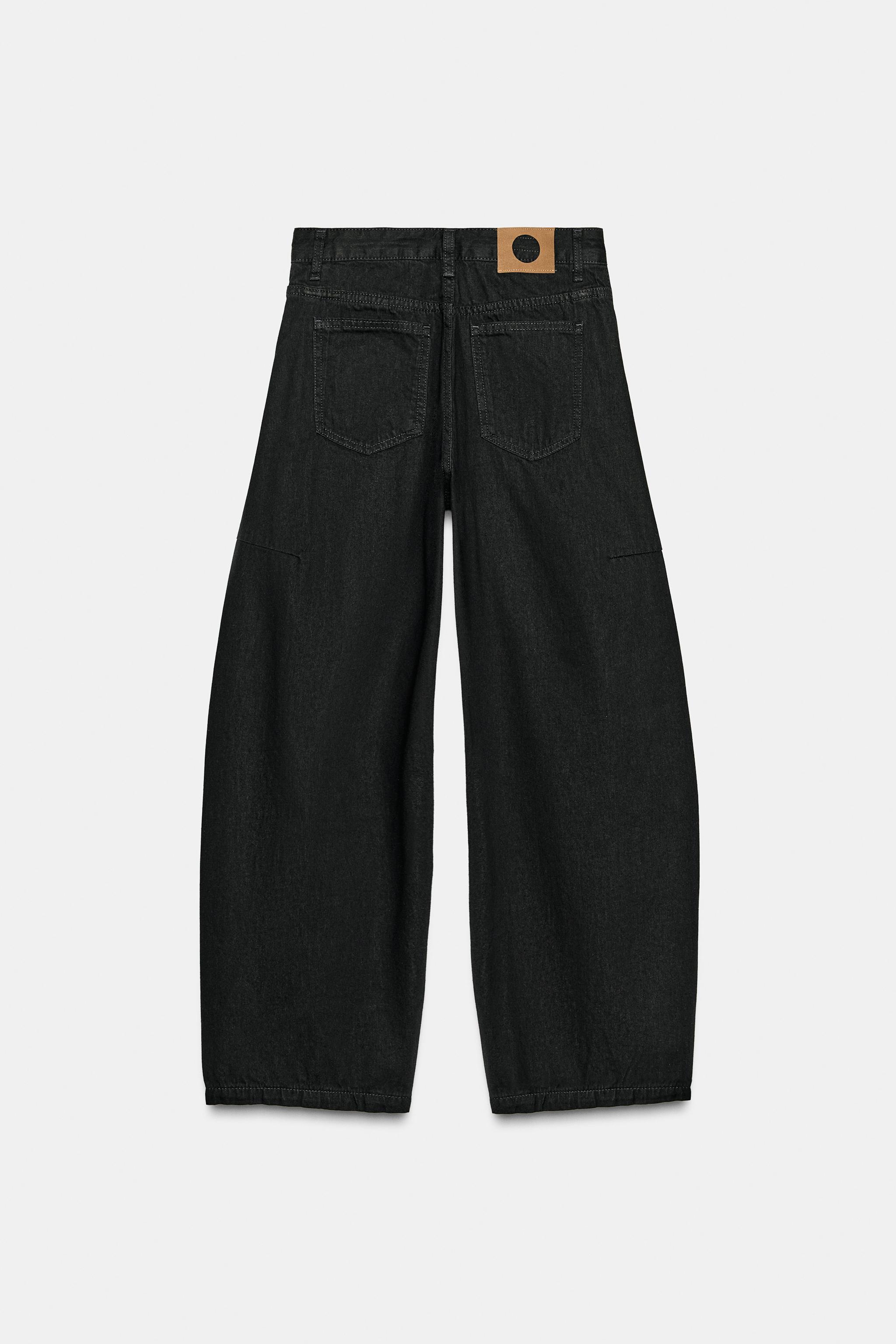 ZW COLLECTION MID-RISE ANKLE BALLOON JEANS